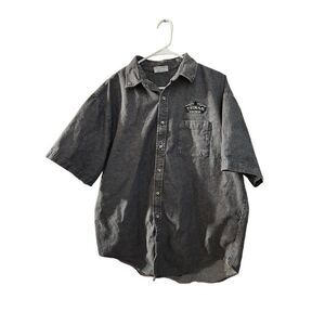 Texas Station Crystal springs XL button up short sleeve